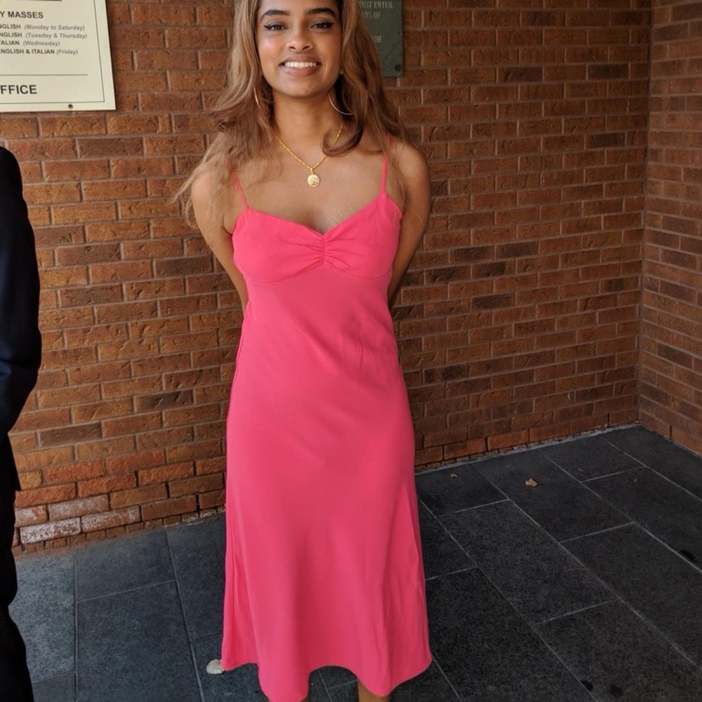 Pink formal dress